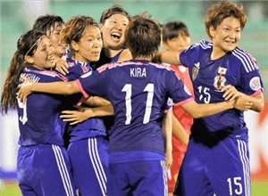 2014　アジアカップ　準決勝　なでしこジャパン
